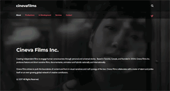 Desktop Screenshot of cinevafilms.com