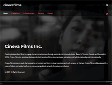 Tablet Screenshot of cinevafilms.com